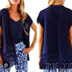 Lily Pulitzer Bedford cardigan in true Navy